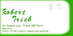 robert trieb business card